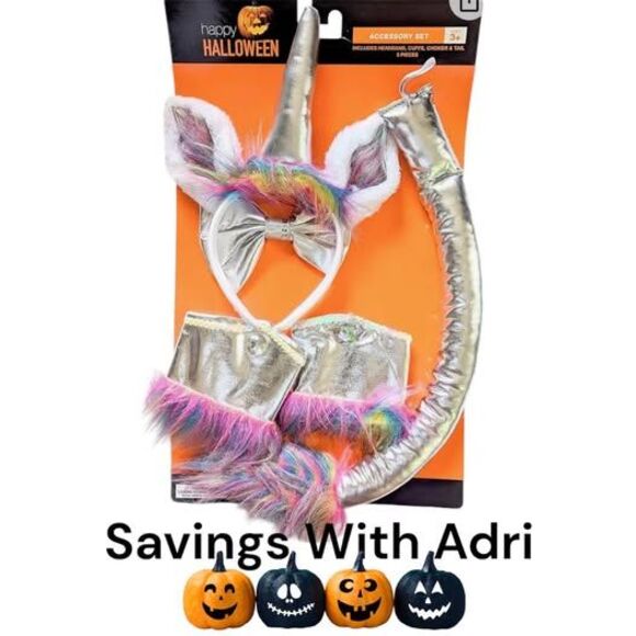 Halloween Costume Unicorn Accessory Set - Picture 1 of 1